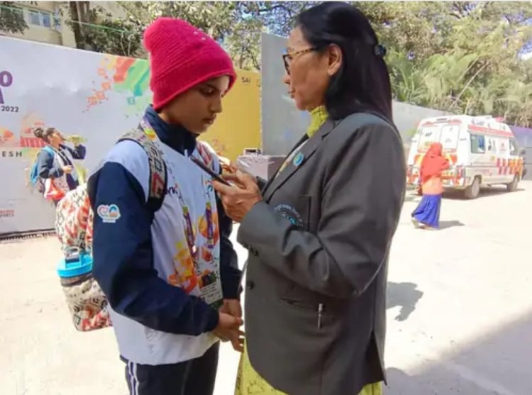 खेलो इंडिया गेम्स में तेजस्वी का शानदार प्रदर्शन.....