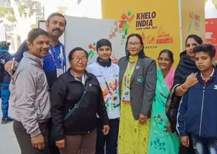 खेलो इंडिया गेम्स में तेजस्वी का शानदार प्रदर्शन.....