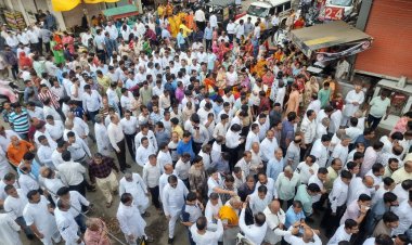 हत्या के विरोध में "सकल जैन श्री संघ" के तत्वाधान में निकली रैली *