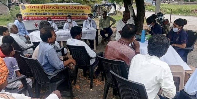 ग्राम बाजेड़ा शिविर में, 178 मरीजों की हुई जाँच  l