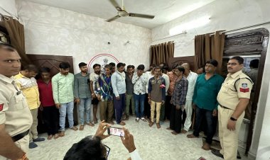 सोलंकी बंधु चला रहे थे जुंआ, 27 जुआरियों को पकड़ा