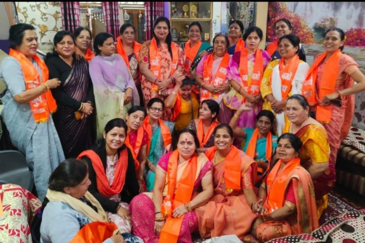 नमो ग्रुप फाउंडेशन महिला मोर्चा ने चलाया सदस्यता अभियान