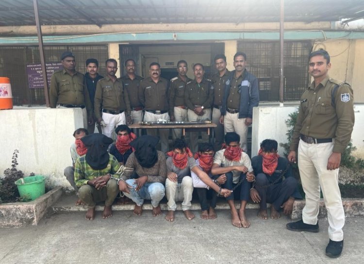 अंतर्राजीय बाछड़ा गैंग को डकैती की योजना बनाते पकड़ा