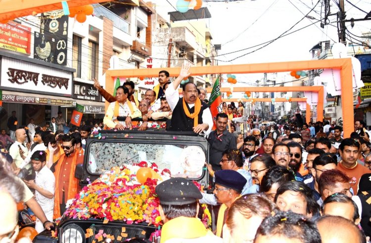 प्रथम नगर आगमन पर कैबिनेट मंत्री चेतन्य काश्यप का भव्य और ऐतिहासिक स्वागत -