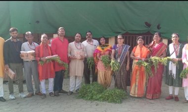 मकर संक्रांति के पर्व पर गौ माता की सेवा नमो ग्रुप द्वारा की