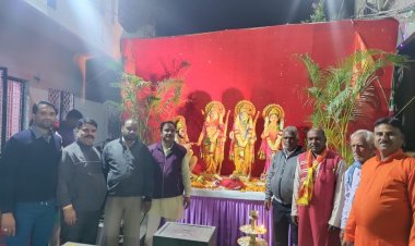 रेल नगर में किया सामूहिक हनुमान चालिसा