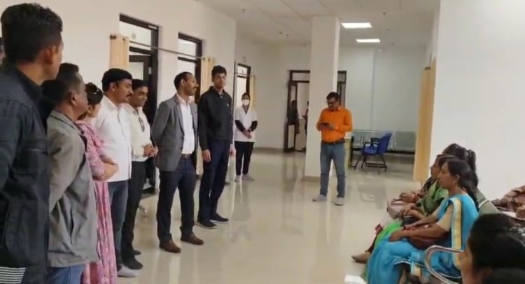 नशा मुक्ति केंद्र का भ्रमण