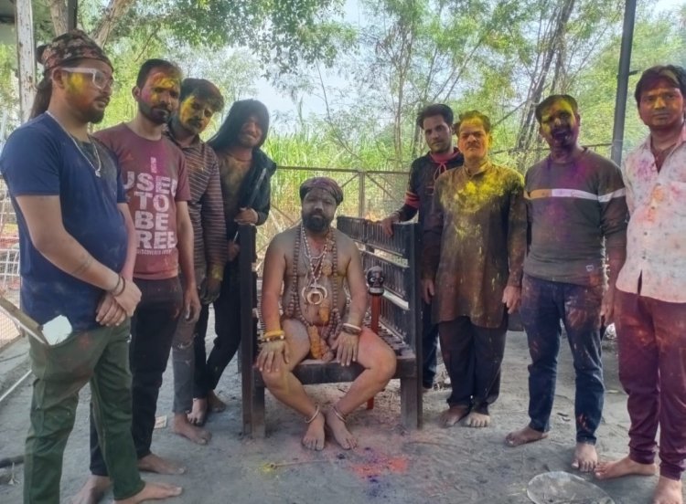 भक्तन की बावड़ी में धुमधाम  से मनी धुलेटी पर्व