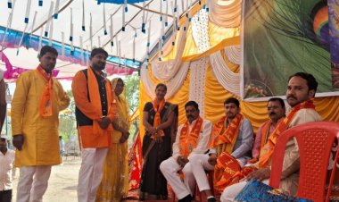 पीपल खु टा में भाजपा नेताओं का हुआ सम्मान