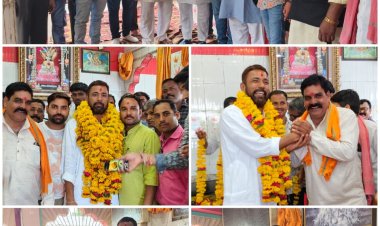 हिंदू प्रहरी  सुधाकर राव मराठा  का नमो ग्रुप एवं अनेक संगठन और संस्थाओं द्वारा किया गया स्वागत