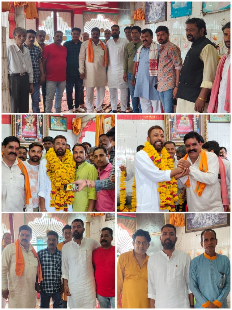 हिंदू प्रहरी  सुधाकर राव मराठा  का नमो ग्रुप एवं अनेक संगठन और संस्थाओं द्वारा किया गया स्वागत