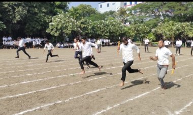 राॅयल काॅलेज खेल महोत्सव में छात्रों के लिये एथलेटिक्स खेलों का आयोजन