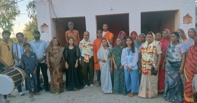 सामाजिक समरसता एवं रामायण पाठ शिव जलाभिषेक  का हुआ समापन