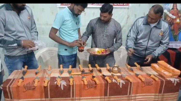 त्रिशूल दीक्षा व बजरंग दल का संयोजक सम्मेलन का कार्यक्रम सम्पन्न