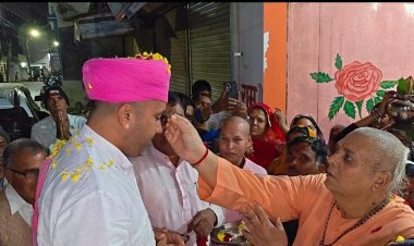 प्रेम, धैर्य, त्याग के बिना हठधर्मिता उत्पन्न होती उसी से महाभारत होता है - संत गोविन्दराम शास्त्री 