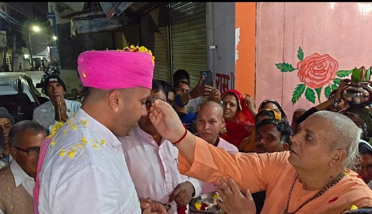 प्रेम, धैर्य, त्याग के बिना हठधर्मिता उत्पन्न होती उसी से महाभारत होता है - संत गोविन्दराम शास्त्री 