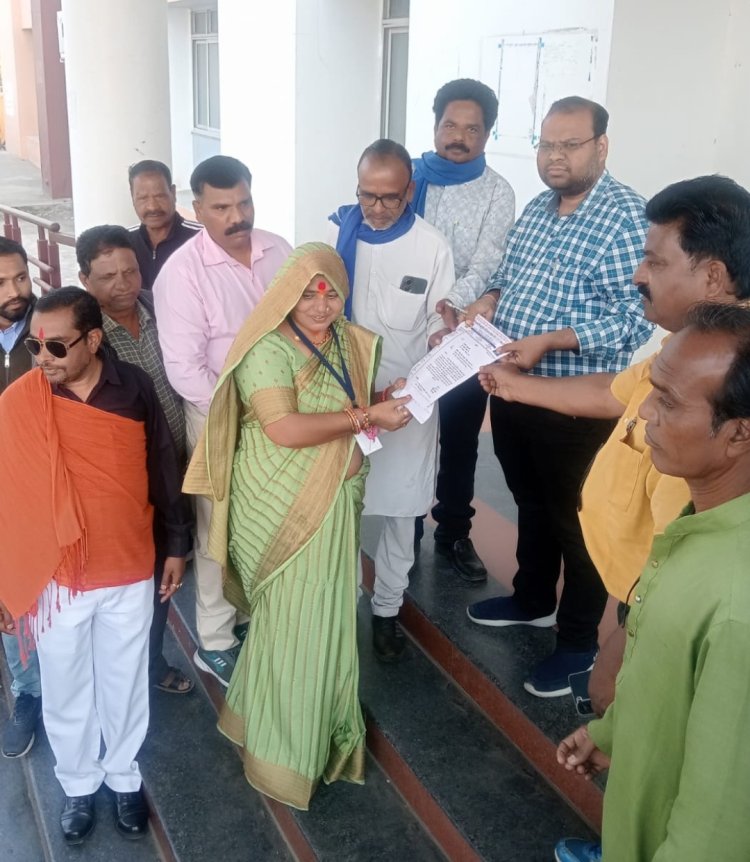 युवजन समाज रतलाम  अजाक्स प्रांतीय अध्यक्ष  संतोष वर्मा के समर्थन में  