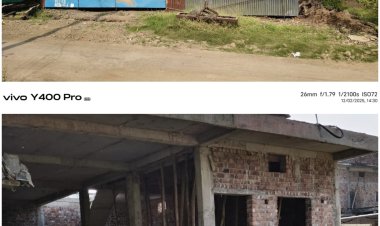 पटवारी पर चरागाह की जमीन पर अवैध निर्माण  करवाने का आरोप 