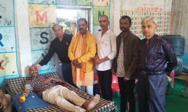 स्वर्गीय  जयदीप सिंह चौहान  की स्मृति में 36 यूनिट रक्तदान   