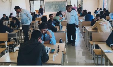 सृजन महाविद्यालय में संभागीय स्तरीय शतरंज नोडल टूर्नामेंट आयोजित