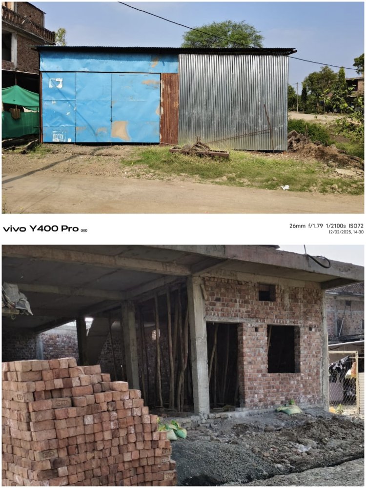 पटवारी पर चरागाह की जमीन पर अवैध निर्माण  करवाने का आरोप 