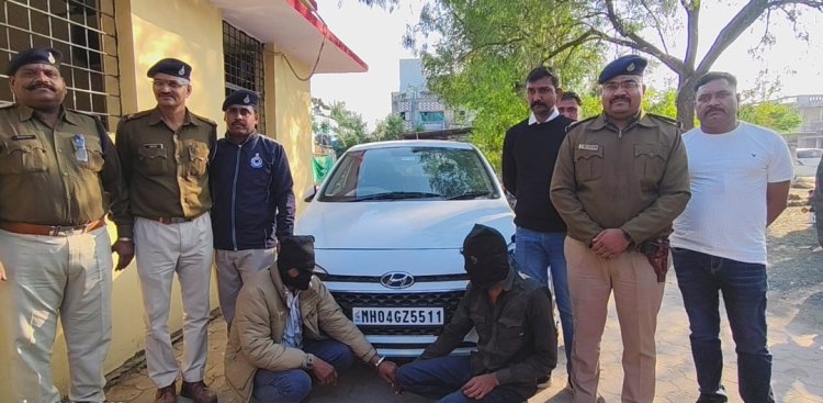 राजस्थान के दो डोडाचूरा  तस्करों को नामली पुलिस ,ने पकड़ा 