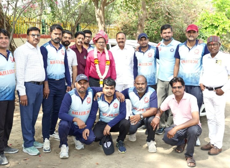  बाबा साब  डॉ अंबेडकर जयंती पर क्रिकेट टूर्नामेंट का हुआ शुभारंभ 