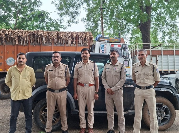  लग्जरी महिंद्रा थार से 200 किलो अवैध डोडाचूरा बरामद, ₹25 लाख का मशरूका जब्त 