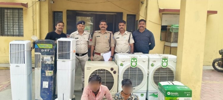 गोदाम में हुई चोरी का खुलासा, 02 आरोपी गिरफ्तार