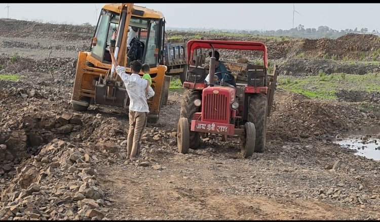अवैध खनन माफियाओं की बल्ले बल्ले, विभाग मौन 