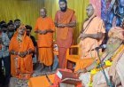 रतलाम में पहली बार निकली पूज्य विशोकानंद भारती जी महाराज की भव्य शोभायात्रा